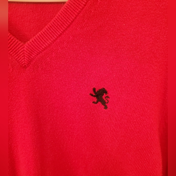 Men's Express Red Sweater Medium - Picture 5 of 7